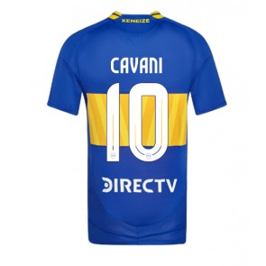 Boca Juniors Edinson Cavani #10 Replika Hjemmebanetrøje 2024-25 Kortærmet